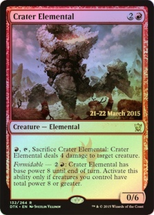 (Promo-Prerelease)Crater Elemental/火口の精霊